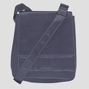 Samsonite Crossbody Travel tablet  Nylon Bag Gray With Pockets And Magnetic Snap